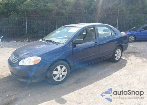 2004 Toyota Corolla Le из США, поврежденный, VIN 2T1BR38E54C211111
